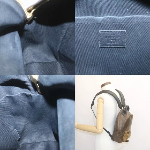 LOUIS VUITTON Monogram Reverse Palm Springs PM Backpack M43116 LV Auth am2170g - Picture 13 of 14